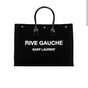 Saint Laurent Black Rive Gauche Bag